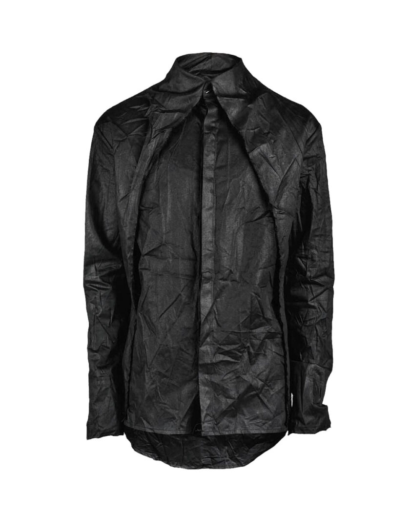 TRIGON WRINKLED RAW SHIRT