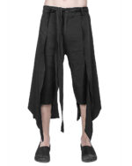 Double layered linen shorts