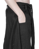 Double layered linen shorts