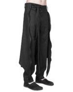 DOUBLE LAYERED LINEN TROUSERS