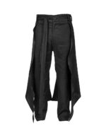 DOUBLE LAYERED LINEN TROUSERS