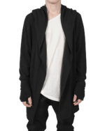 RUGAM WOOL HOODED CARDIGAN