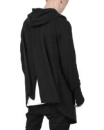 RUGAM WOOL HOODED CARDIGAN