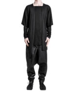 YODH layered draped shirt