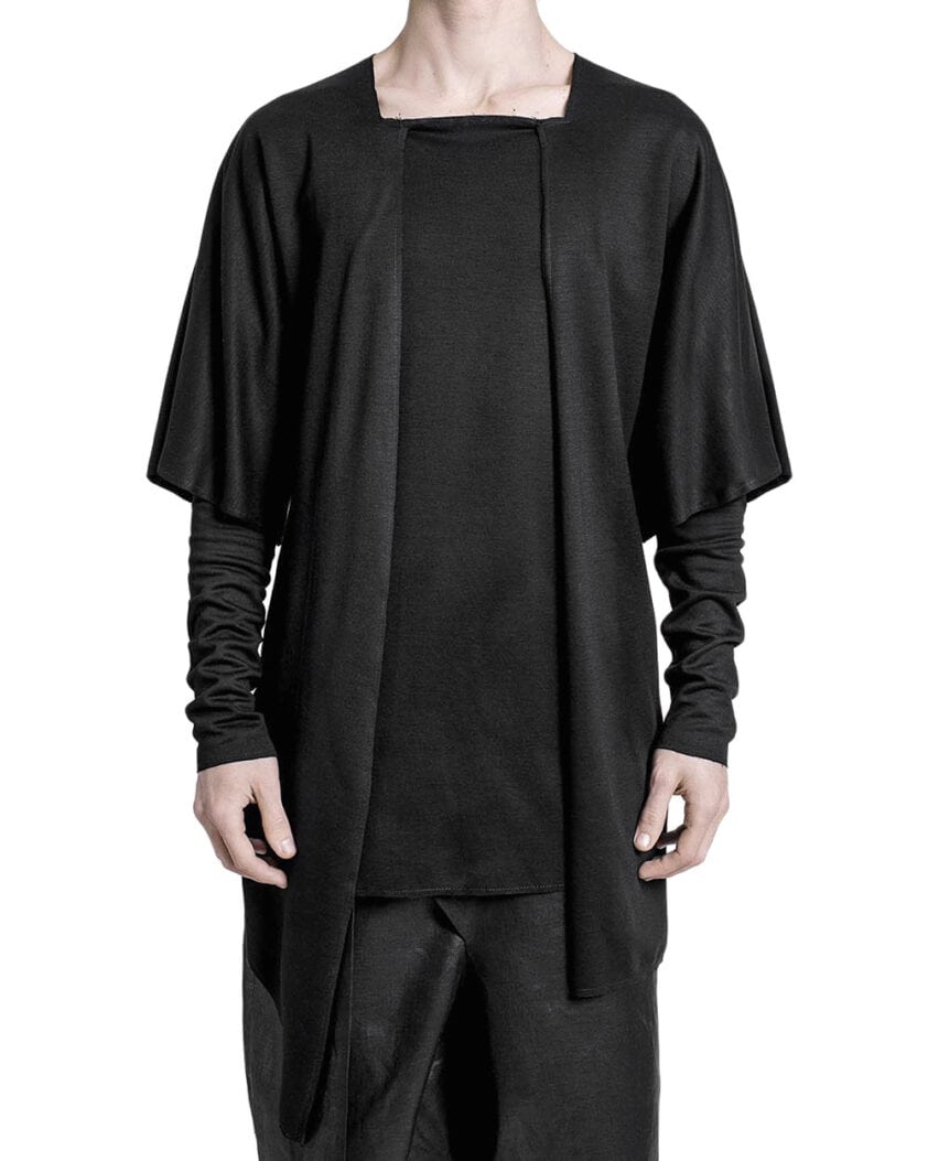 YODH layered draped shirt