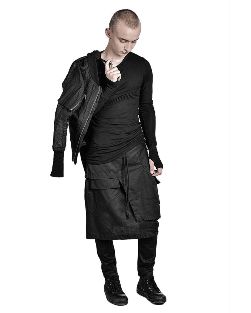 CARGO ASYMMETRIC SKIRT