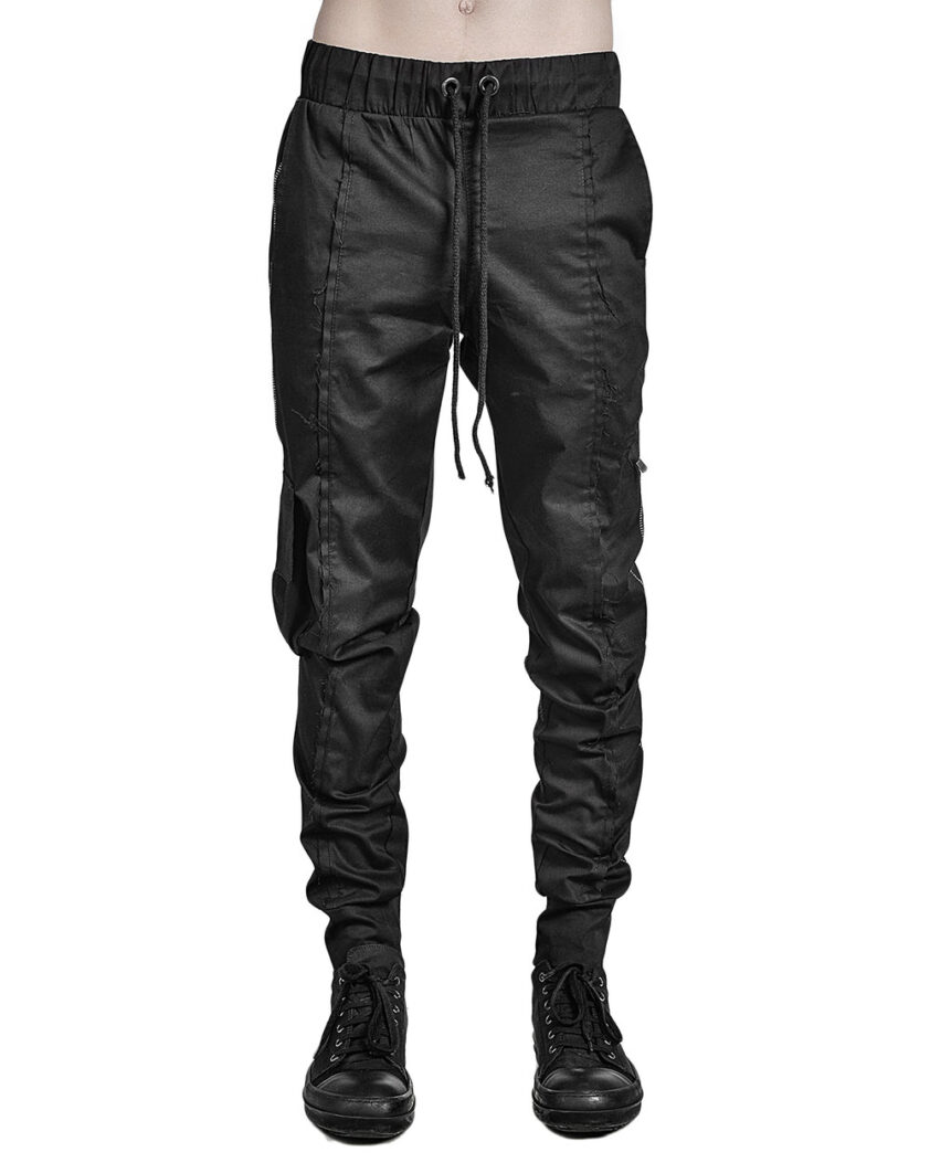 CARGO SCAR BIKER PANTS