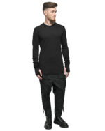 LAYERED RIB LONG SLEEVE T-SHIRT