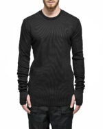 LAYERED RIB LONG SLEEVE T-SHIRT