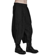 CONSTRUCTIVE DROP CROTCH TROUSERS