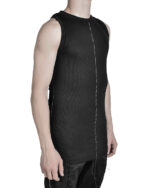 LAYERED SCAR SLEEVELESS TOP