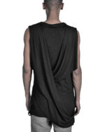 DRAPED LAYER SLEEVELESS TOP