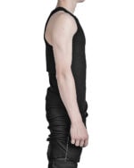 LONG LAYERED SCAR TANK TOP