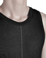 LONG LAYERED SCAR TANK TOP