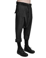 DROP CROTCH STRETCH JERSEY SHORTS