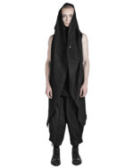 PANEL CONSTRUCT SLEEVELESS CARDIGAN