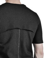 LAYERED SCAR-STITCHED T-SHIRT