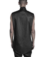 SLEEVELESS COLLAR SHIRT