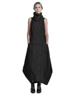 Constructive long collar dress