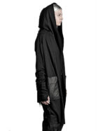 FIBER BOND HOODED JERSEY CARDIGAN