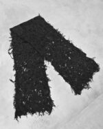 BLACK FIBER BOND UNISEX SCARF