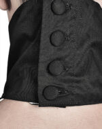 CONTRAST OPEN BACK LAYERED TOP