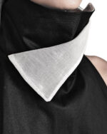 CONTRAST OPEN BACK LAYERED TOP