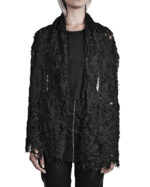 BLACK FIBER BOND UNISEX SCARF