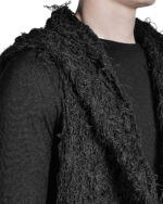 FIBER BOND HOODED CARDIGAN