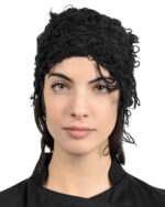 Black Fiber Bond Beanie Hat