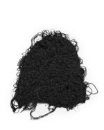 Black Fiber Bond Beanie Hat