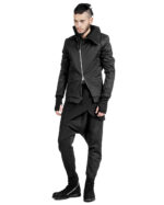 Diagonal Zip Winter Segment Jacket