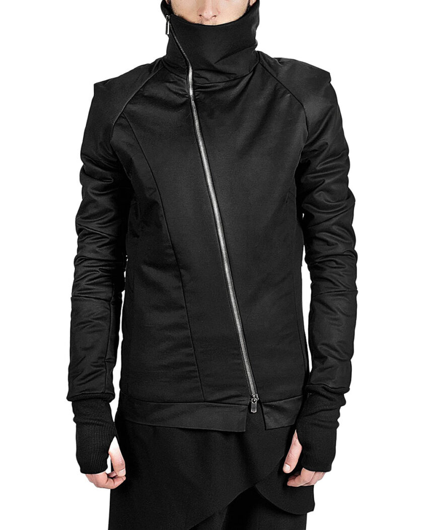 Diagonal Zip Winter Segment Jacket