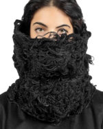 Fiber Bond Wool Winter Unisex Collar