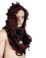 Red Fiber Bond Hood & Neck Warmer