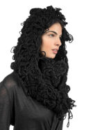 Black Fiber Bond Hood & Neck Warmer