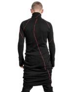 Elongated Scar Turtleneck Top