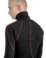 Elongated Scar Turtleneck Top