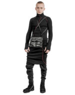 Elongated Scar Turtleneck Top