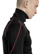 Elongated Scar Turtleneck Top