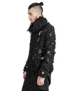 Fiber Bond Wool Turtleneck Sweater