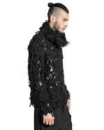 Fiber Bond Wool Turtleneck Sweater