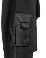 Layered Asymmetric Skirt Pants