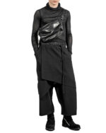 Layered Asymmetric Skirt Pants