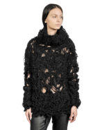 Fiber Bond Wool Turtleneck Sweater