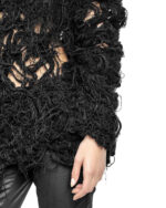 Fiber Bond Wool Turtleneck Sweater