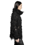 Fiber Bond Wool Turtleneck Sweater