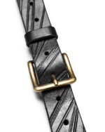 Linear Scar Brass Buckle Belt