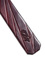 Linear Scar Dyed Red Belt