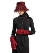 Red Fiber Bond Hand Sleeve